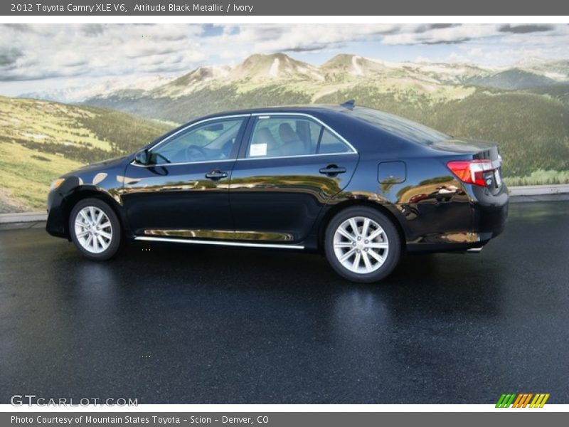 Attitude Black Metallic / Ivory 2012 Toyota Camry XLE V6