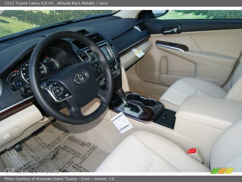  2012 Camry XLE V6 Ivory Interior