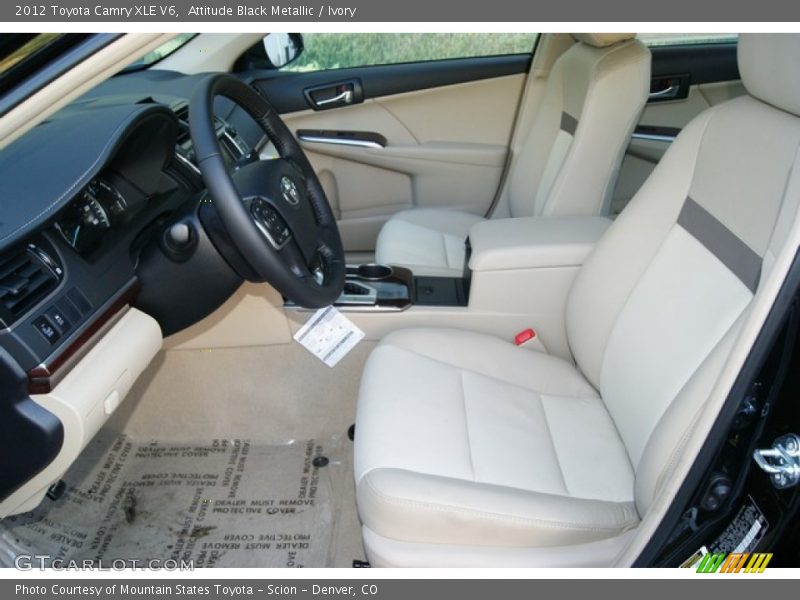  2012 Camry XLE V6 Ivory Interior