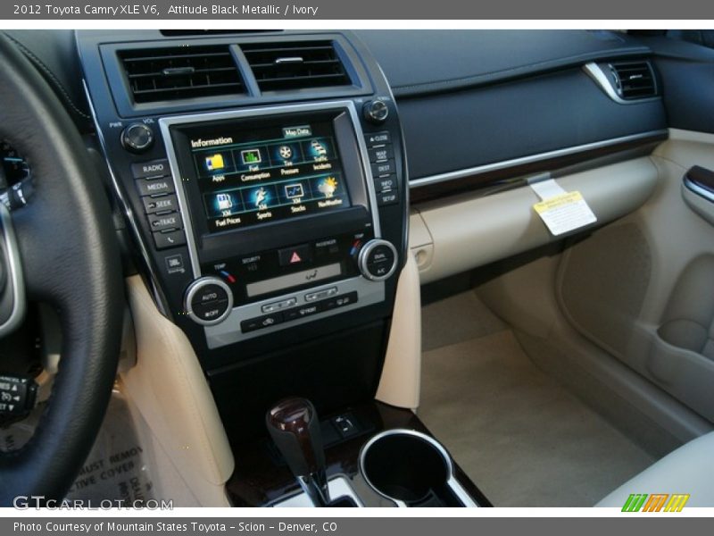 Attitude Black Metallic / Ivory 2012 Toyota Camry XLE V6