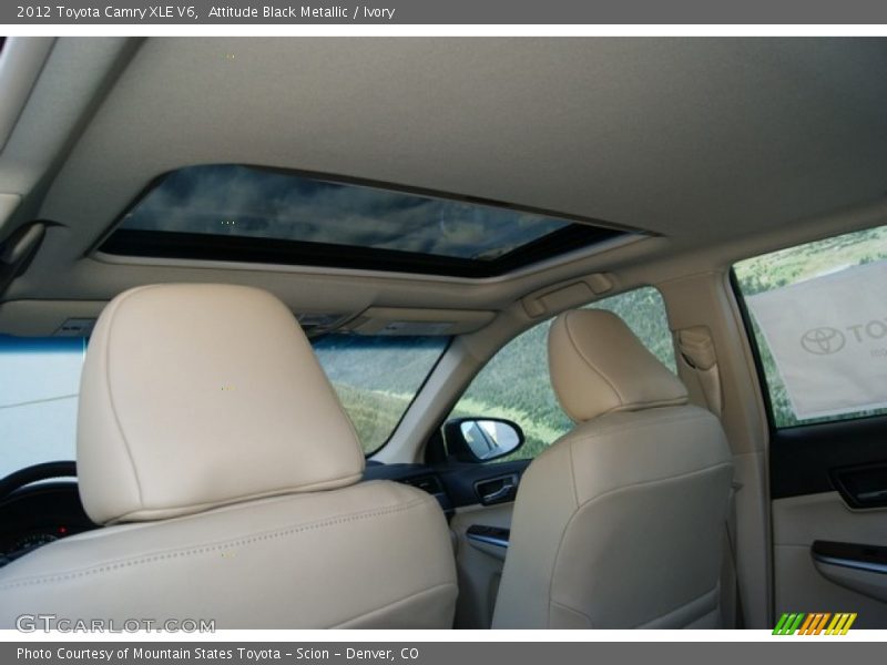 Attitude Black Metallic / Ivory 2012 Toyota Camry XLE V6