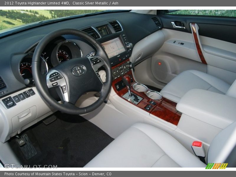  2012 Highlander Limited 4WD Ash Interior