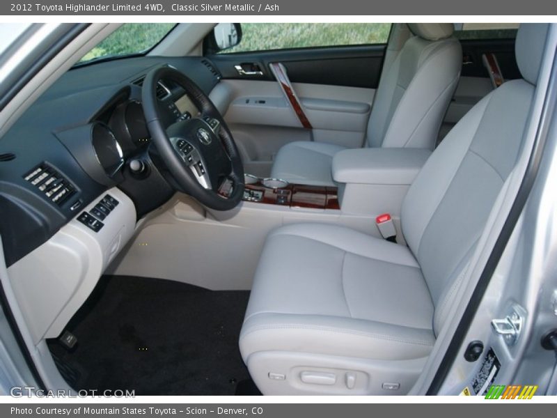 2012 Highlander Limited 4WD Ash Interior