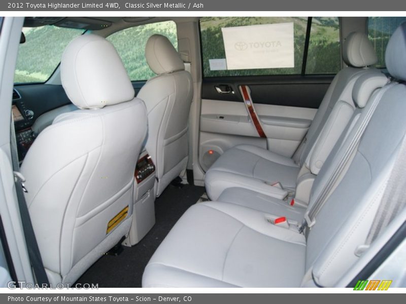 Classic Silver Metallic / Ash 2012 Toyota Highlander Limited 4WD