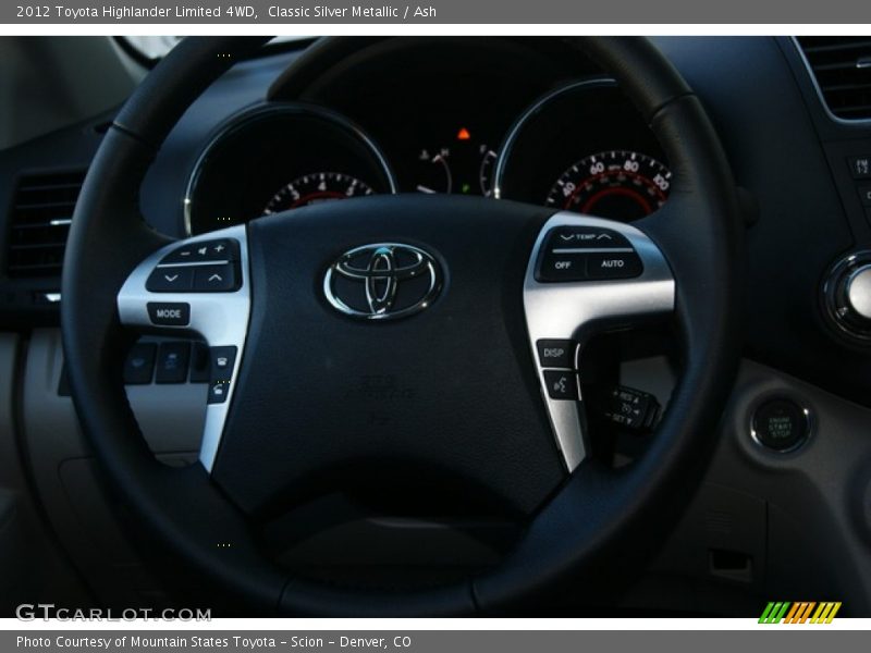 Classic Silver Metallic / Ash 2012 Toyota Highlander Limited 4WD