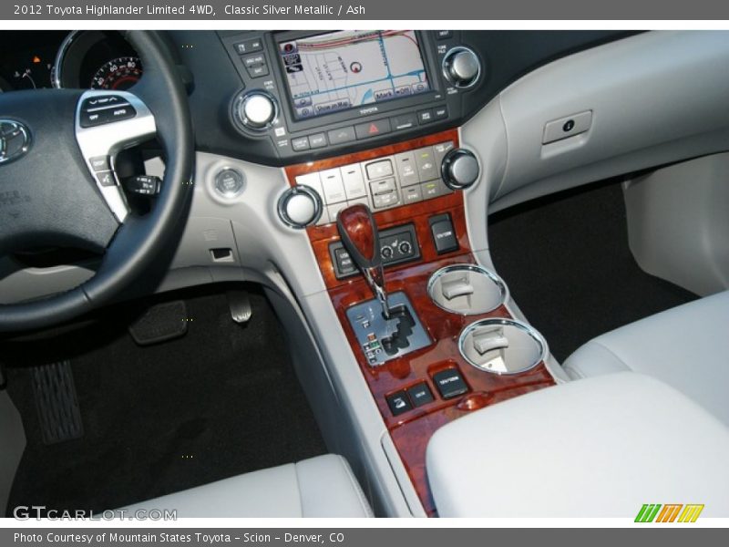 Controls of 2012 Highlander Limited 4WD