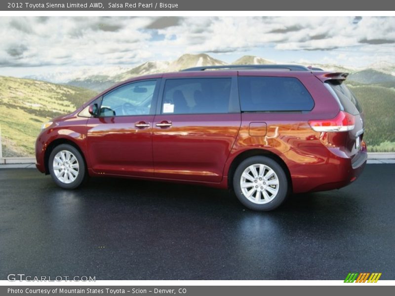  2012 Sienna Limited AWD Salsa Red Pearl