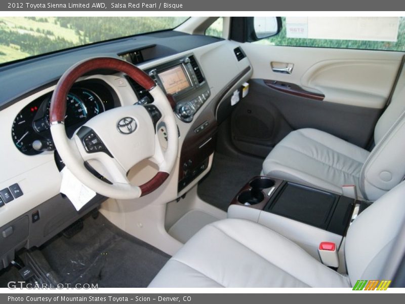 Bisque Interior - 2012 Sienna Limited AWD 