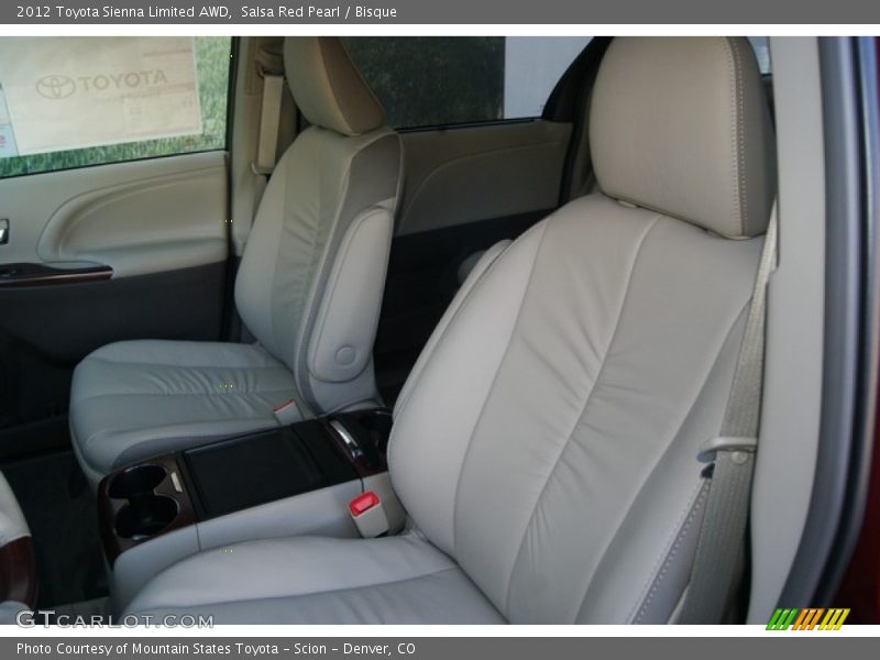  2012 Sienna Limited AWD Bisque Interior