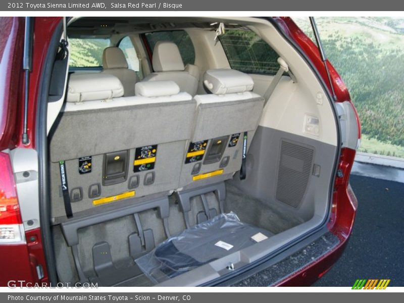  2012 Sienna Limited AWD Trunk