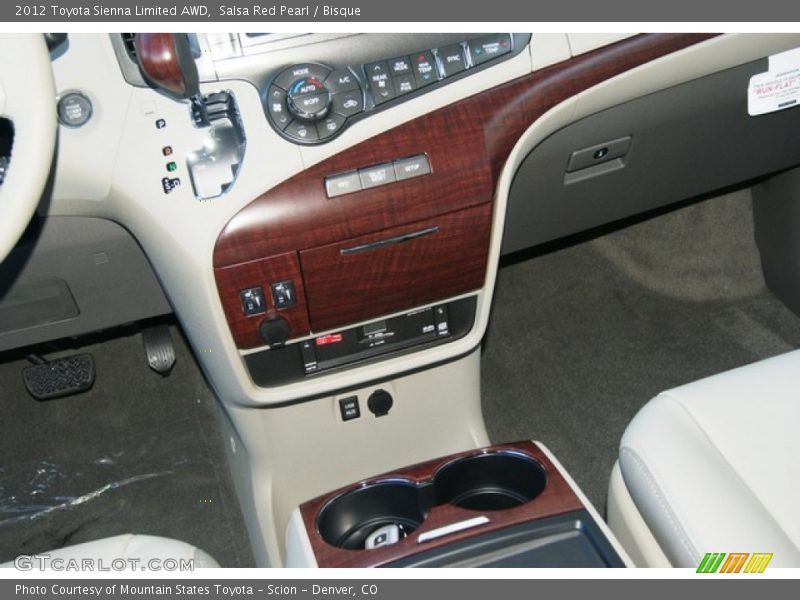 Salsa Red Pearl / Bisque 2012 Toyota Sienna Limited AWD