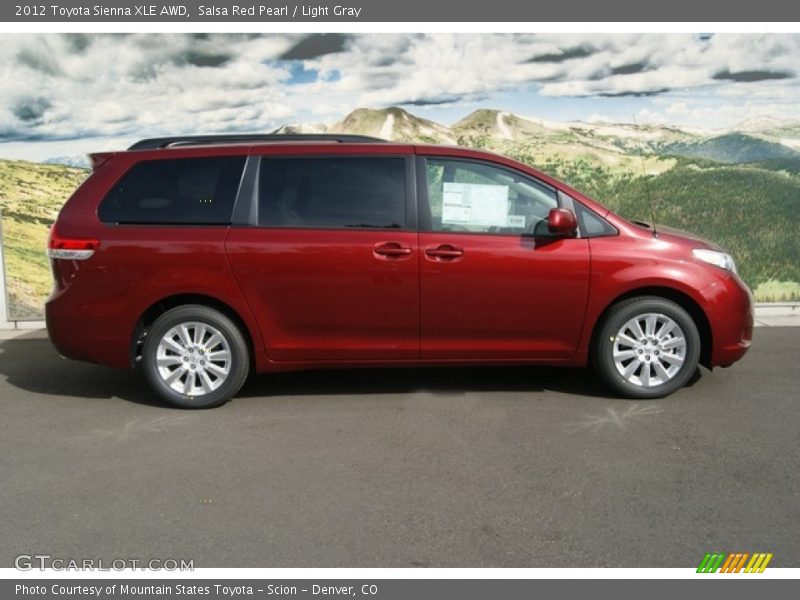  2012 Sienna XLE AWD Salsa Red Pearl