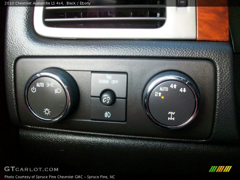 Controls of 2010 Avalanche LS 4x4