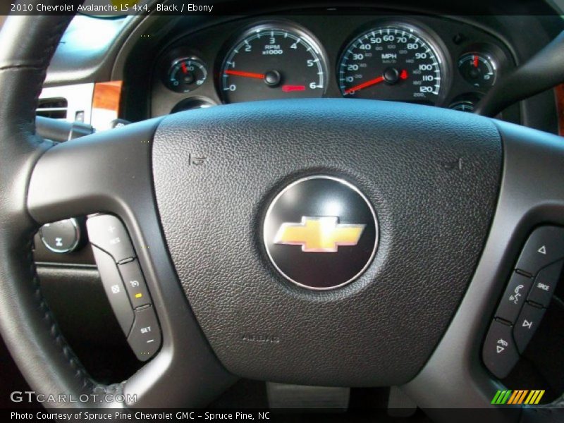 Black / Ebony 2010 Chevrolet Avalanche LS 4x4