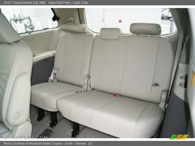  2012 Sienna XLE AWD Light Gray Interior
