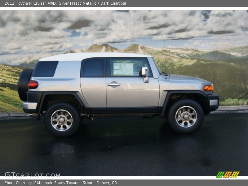 Silver Fresco Metallic / Dark Charcoal 2012 Toyota FJ Cruiser 4WD