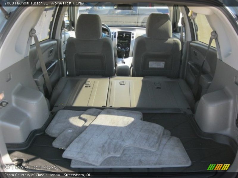 Alpine Frost / Gray 2008 Hyundai Tucson SE