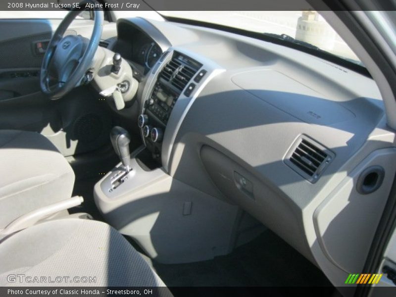 Alpine Frost / Gray 2008 Hyundai Tucson SE