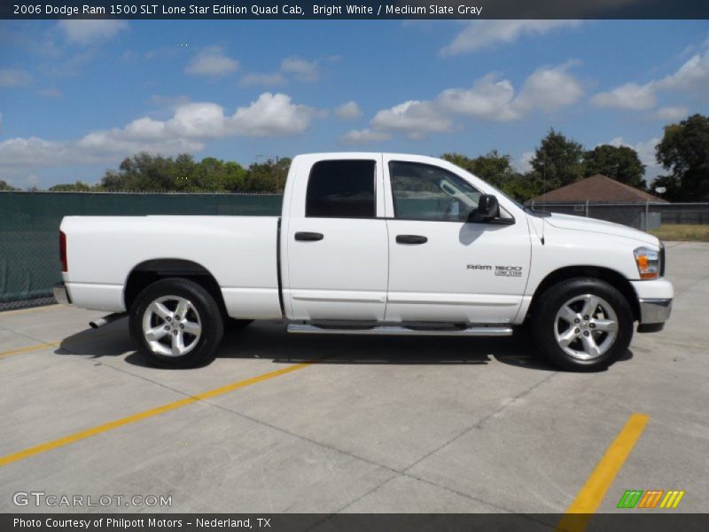 Bright White / Medium Slate Gray 2006 Dodge Ram 1500 SLT Lone Star Edition Quad Cab