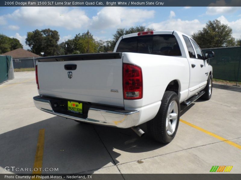 Bright White / Medium Slate Gray 2006 Dodge Ram 1500 SLT Lone Star Edition Quad Cab