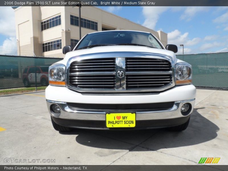 Bright White / Medium Slate Gray 2006 Dodge Ram 1500 SLT Lone Star Edition Quad Cab