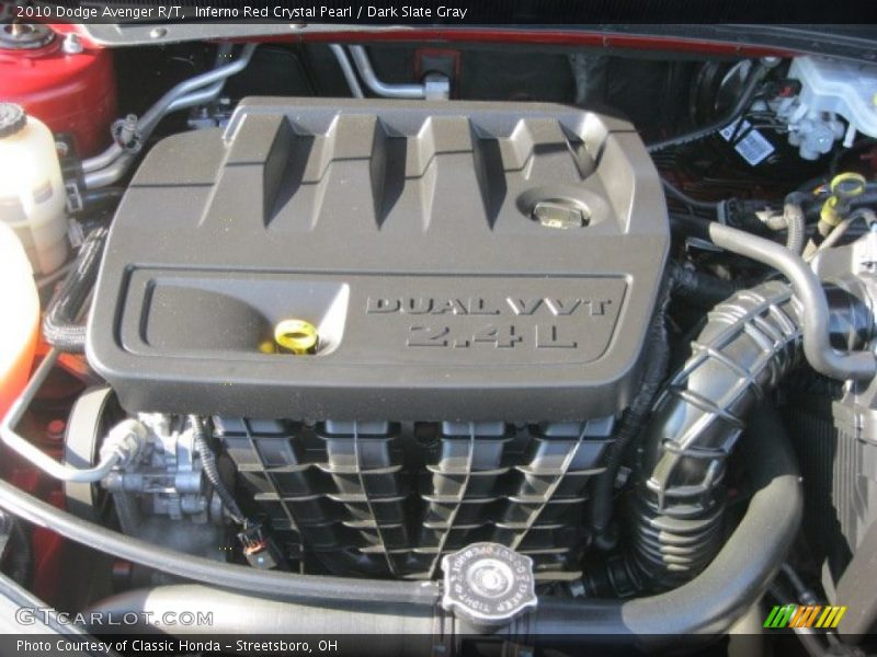 Inferno Red Crystal Pearl / Dark Slate Gray 2010 Dodge Avenger R/T