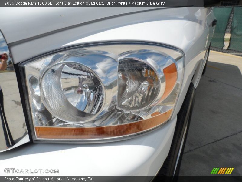 Bright White / Medium Slate Gray 2006 Dodge Ram 1500 SLT Lone Star Edition Quad Cab