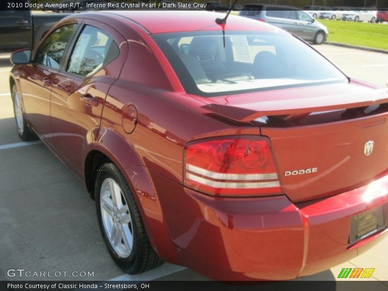Inferno Red Crystal Pearl / Dark Slate Gray 2010 Dodge Avenger R/T