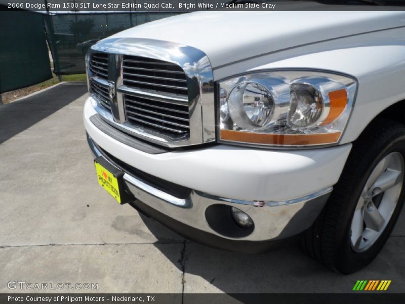 Bright White / Medium Slate Gray 2006 Dodge Ram 1500 SLT Lone Star Edition Quad Cab