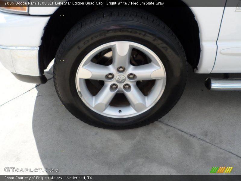 Bright White / Medium Slate Gray 2006 Dodge Ram 1500 SLT Lone Star Edition Quad Cab