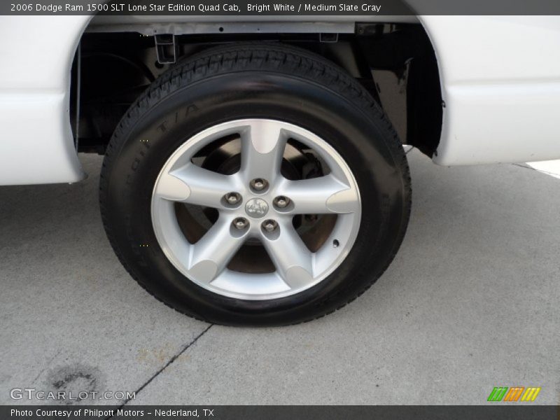 Bright White / Medium Slate Gray 2006 Dodge Ram 1500 SLT Lone Star Edition Quad Cab