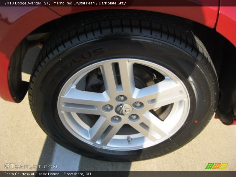 Inferno Red Crystal Pearl / Dark Slate Gray 2010 Dodge Avenger R/T