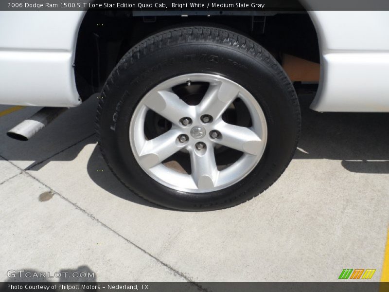 Bright White / Medium Slate Gray 2006 Dodge Ram 1500 SLT Lone Star Edition Quad Cab