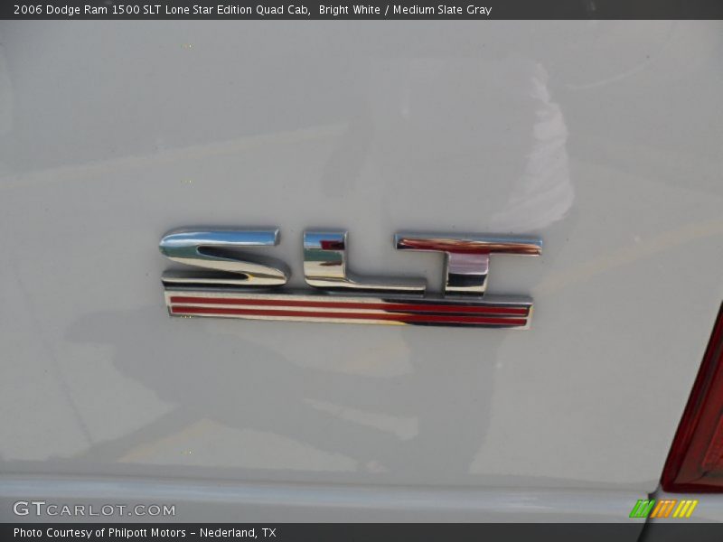 Bright White / Medium Slate Gray 2006 Dodge Ram 1500 SLT Lone Star Edition Quad Cab