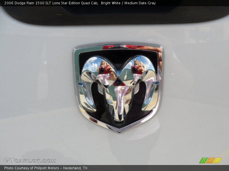 Bright White / Medium Slate Gray 2006 Dodge Ram 1500 SLT Lone Star Edition Quad Cab