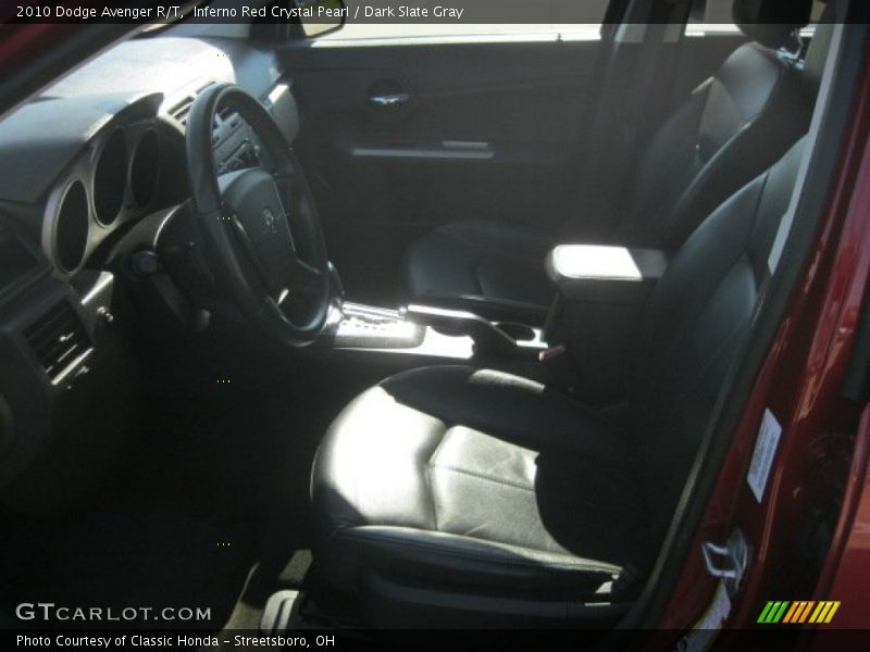Inferno Red Crystal Pearl / Dark Slate Gray 2010 Dodge Avenger R/T