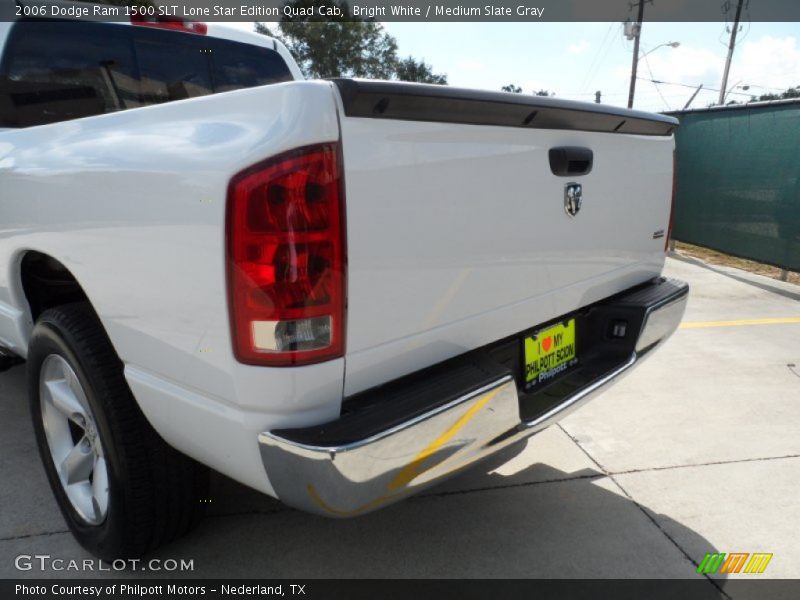 Bright White / Medium Slate Gray 2006 Dodge Ram 1500 SLT Lone Star Edition Quad Cab
