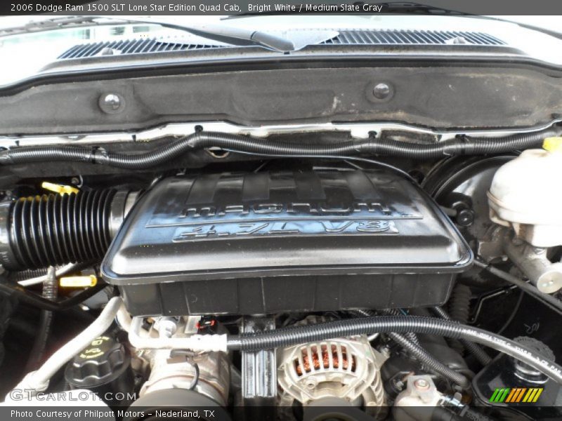 Bright White / Medium Slate Gray 2006 Dodge Ram 1500 SLT Lone Star Edition Quad Cab