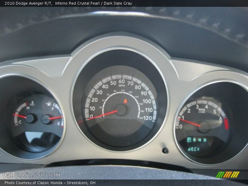 Inferno Red Crystal Pearl / Dark Slate Gray 2010 Dodge Avenger R/T