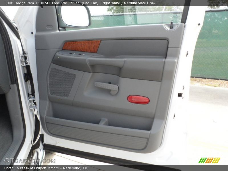 Bright White / Medium Slate Gray 2006 Dodge Ram 1500 SLT Lone Star Edition Quad Cab