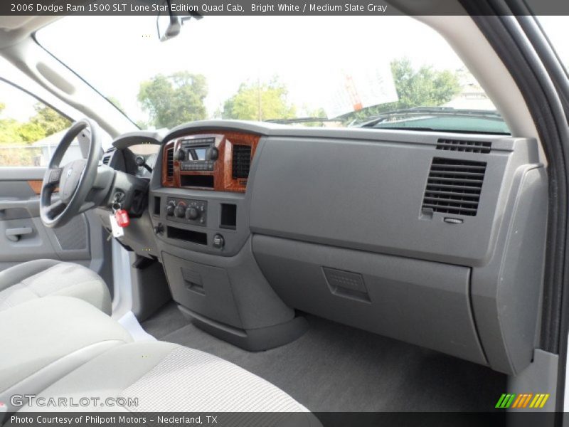 Bright White / Medium Slate Gray 2006 Dodge Ram 1500 SLT Lone Star Edition Quad Cab