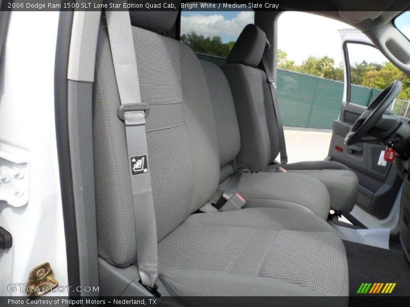 Bright White / Medium Slate Gray 2006 Dodge Ram 1500 SLT Lone Star Edition Quad Cab