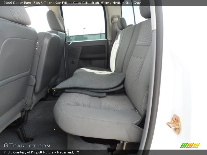 Bright White / Medium Slate Gray 2006 Dodge Ram 1500 SLT Lone Star Edition Quad Cab