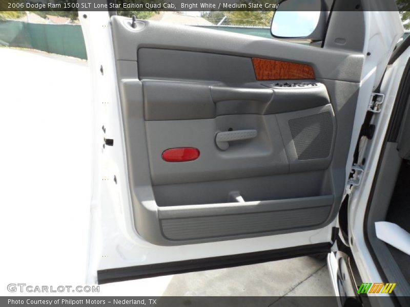 Bright White / Medium Slate Gray 2006 Dodge Ram 1500 SLT Lone Star Edition Quad Cab