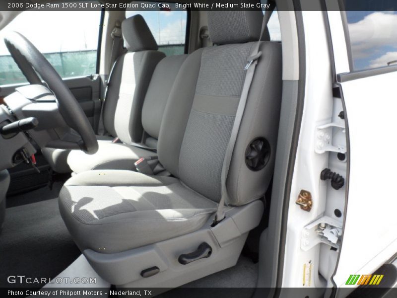 Bright White / Medium Slate Gray 2006 Dodge Ram 1500 SLT Lone Star Edition Quad Cab