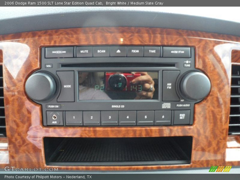 Bright White / Medium Slate Gray 2006 Dodge Ram 1500 SLT Lone Star Edition Quad Cab