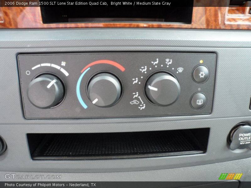 Bright White / Medium Slate Gray 2006 Dodge Ram 1500 SLT Lone Star Edition Quad Cab