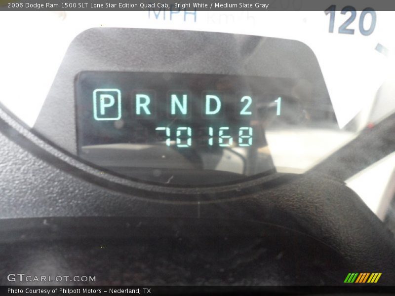 Bright White / Medium Slate Gray 2006 Dodge Ram 1500 SLT Lone Star Edition Quad Cab