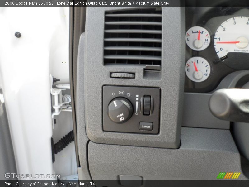 Bright White / Medium Slate Gray 2006 Dodge Ram 1500 SLT Lone Star Edition Quad Cab