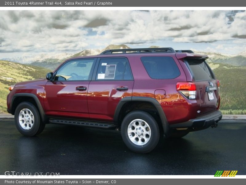 Salsa Red Pearl / Graphite 2011 Toyota 4Runner Trail 4x4